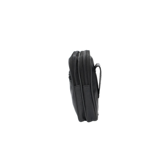 SALE Umhängetasche|Gürteltasche in Schwarz aus Leder - leder-accessoires.com