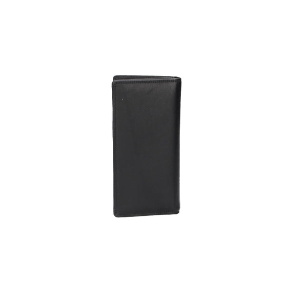 Brieftasche Golden Head in Schwarz aus Leder - leder-accessoires.com