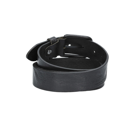Herren-|Anzugsgürtel 35mm in Schwarz mit schwarzer Schließe aus Leder - leder-accessoires.com