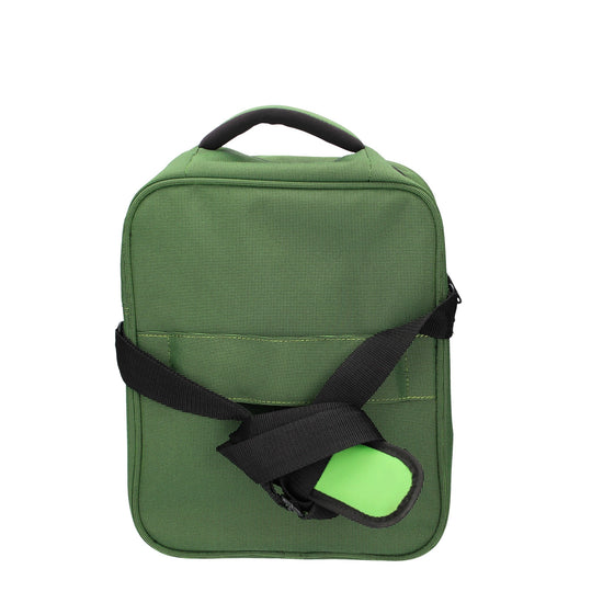 Bordtasche | Umhängetasche Travelite "Derby" 29x35x18cm in Grün - leder-accessoires.com