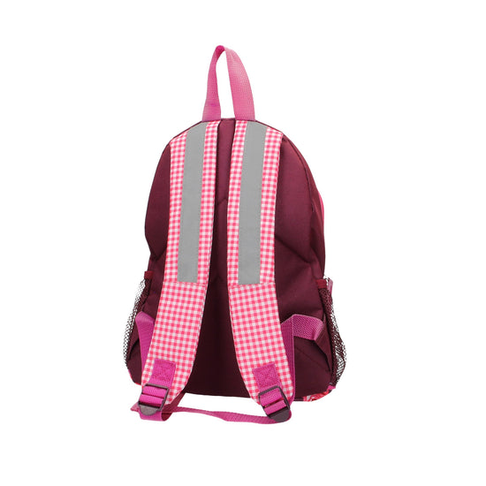 Kinderrucksack " Pferd " 26x10x35cm in Pink - leder-accessoires.com