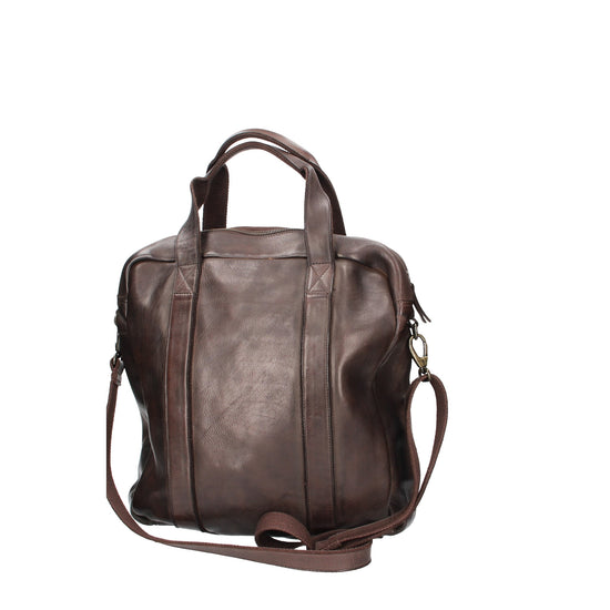 SALE Ledertasche in Braun mit Reißverschluss und zwei Vortaschen - leder-accessoires.com