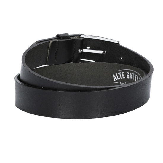 Hochwertiger Ledergürtel Schwarz 3,5 cm – Unisex & nachhaltig - leder-accessoires.com