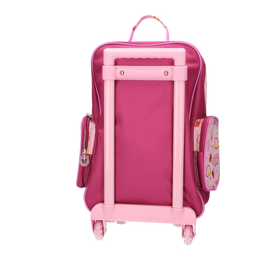 Kindertrolley 2-Rad 28x16x47cm in Pink - leder-accessoires.com