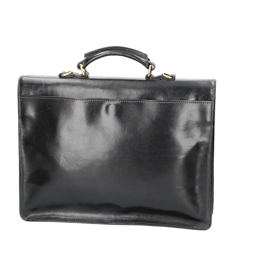 Business-| Dokumententasche 39x8x30cm in Schwarz - leder-accessoires.com