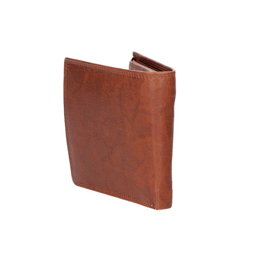 Geldbörse Querformat mit Reißverschluss in Blau|Navy aus Leder - leder-accessoires.com