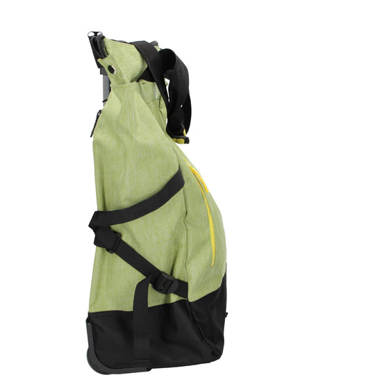 Einkaufstrolley "Punta" 2-Rad 33x18x54cm in Grün - leder-accessoires.com