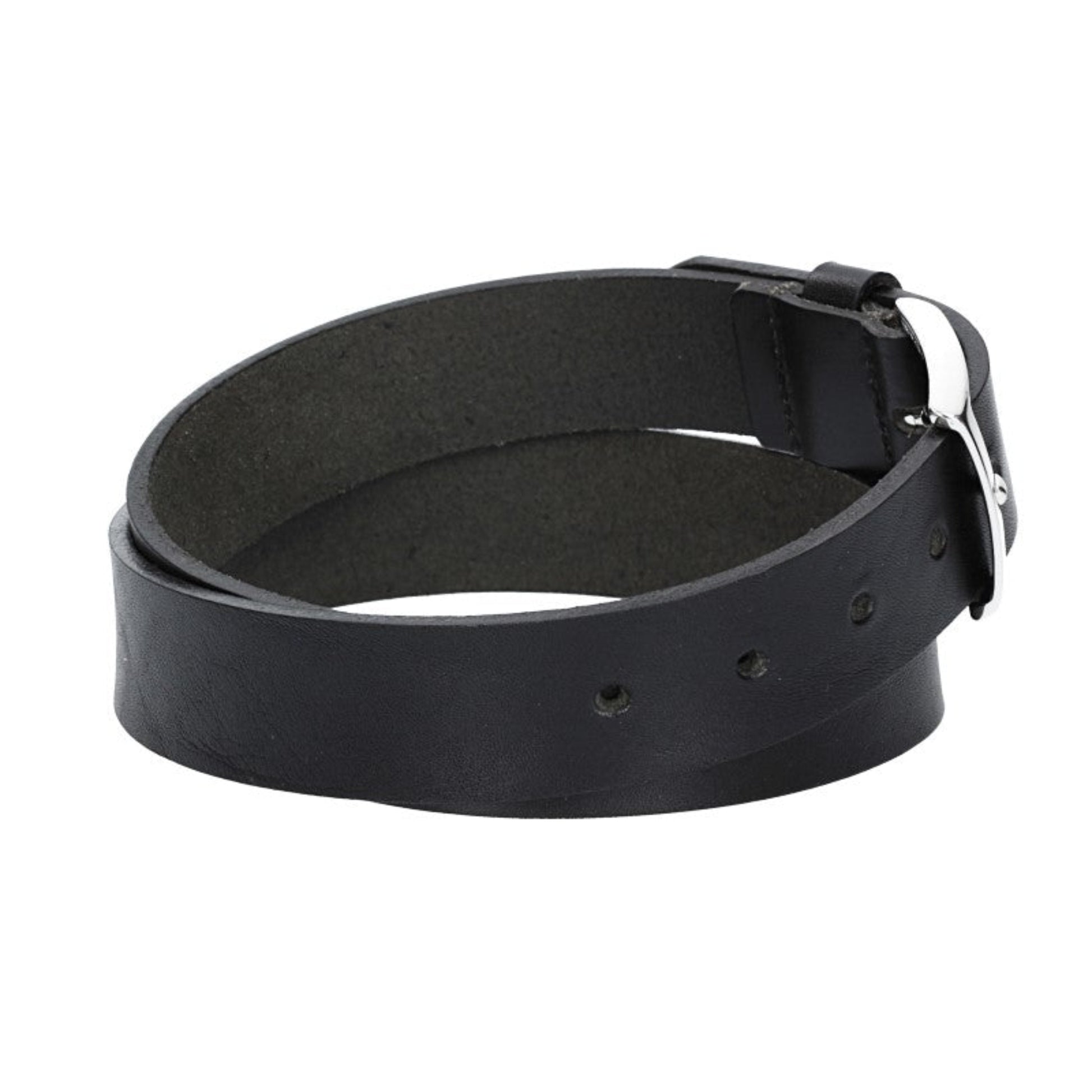 Hochwertiger Ledergürtel Schwarz 3,5 cm – Unisex & nachhaltig - leder-accessoires.com