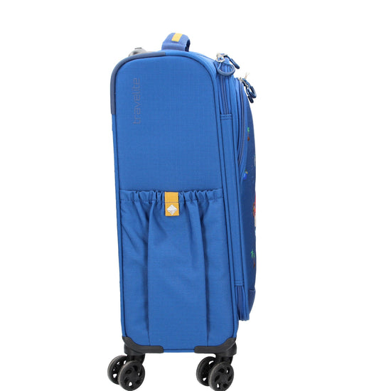 Reisetrolley Travelite "Minimover" Pirat 4-Rad in Blau - leder-accessoires.com