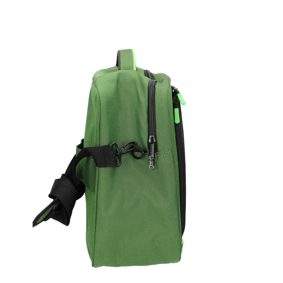 Bordtasche | Umhängetasche Travelite "Derby" 29x35x18cm in Grün - leder-accessoires.com