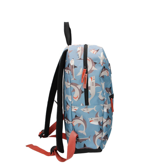 Kinderrucksack " Haie " in Blau - leder-accessoires.com