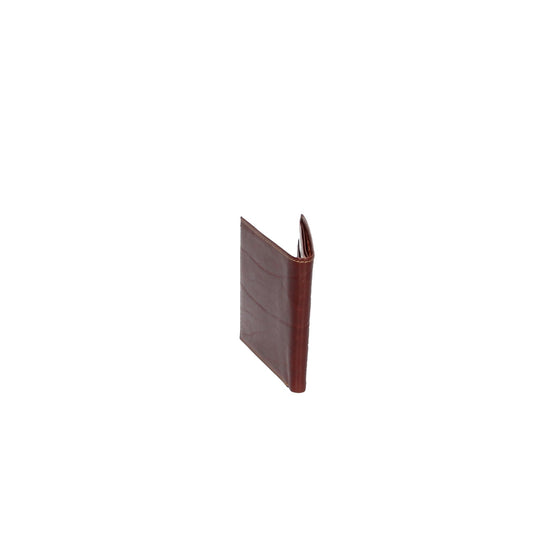 Kartenetui quer Golden Head 11x9,5cm in Braun aus Leder - leder-accessoires.com