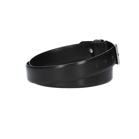 Herren-|Anzugsgürtel 35mm in Schwarz aus Vollrindleder mit Pull-Up-Effekt - leder-accessoires.com