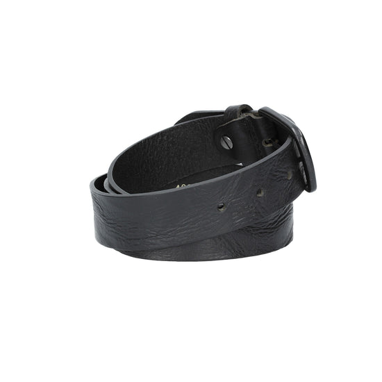 Herren-|Anzugsgürtel 35mm in Schwarz mit schwarzer Schließe aus Leder - leder-accessoires.com