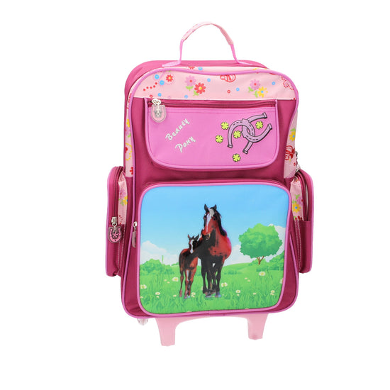 Kindertrolley 2-Rad 28x16x47cm in Pink - leder-accessoires.com
