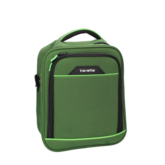Bordtasche | Umhängetasche Travelite "Derby" 29x35x18cm in Grün - leder-accessoires.com