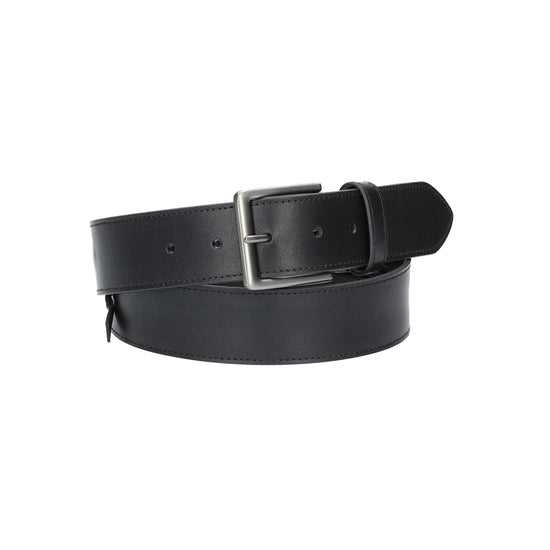 Safegürtel 40mm in Schwarz mit Reißverschluss - leder-accessoires.com