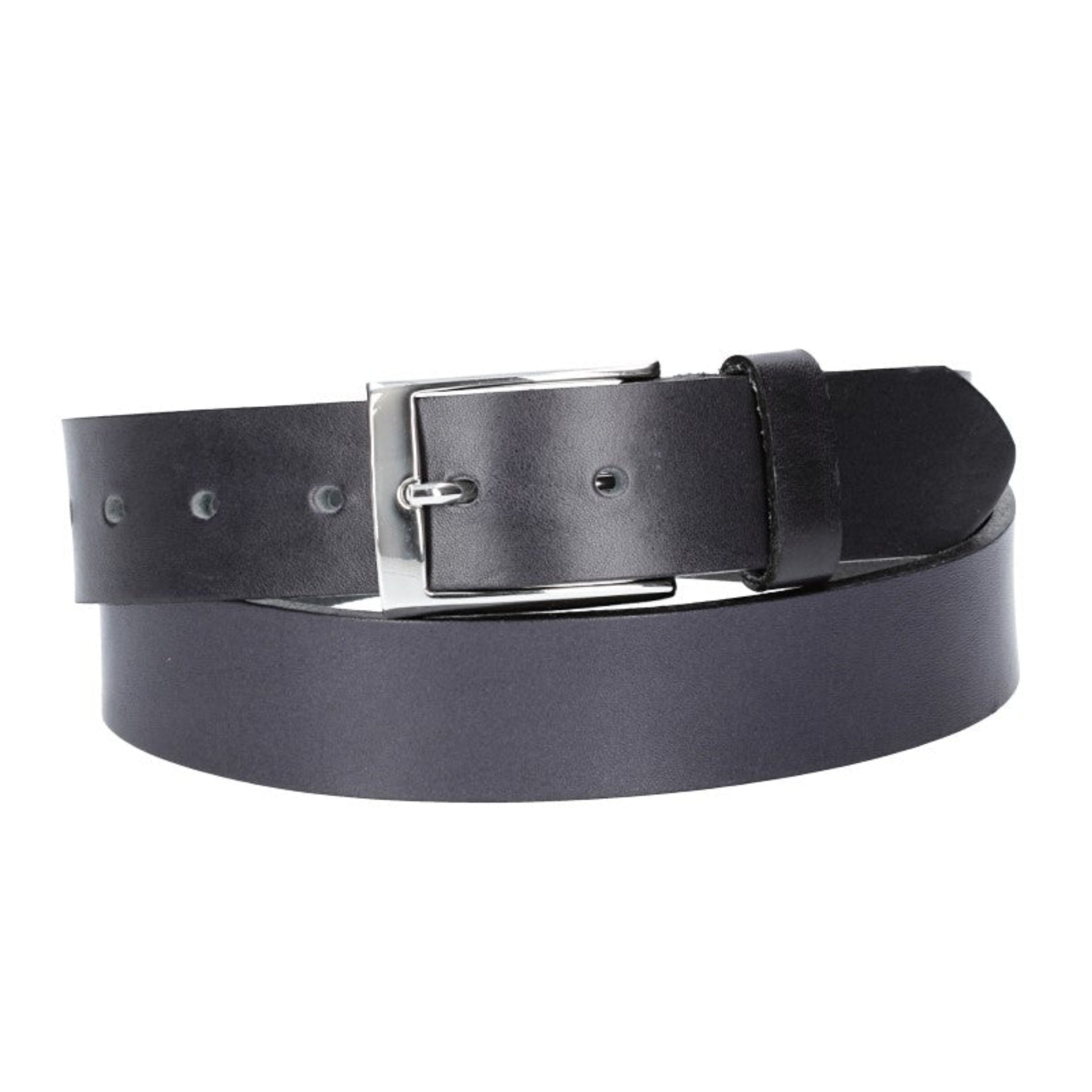 Hochwertiger Ledergürtel Dunkelblau 3,5 cm – Handgefertigt & Unisex - leder-accessoires.com