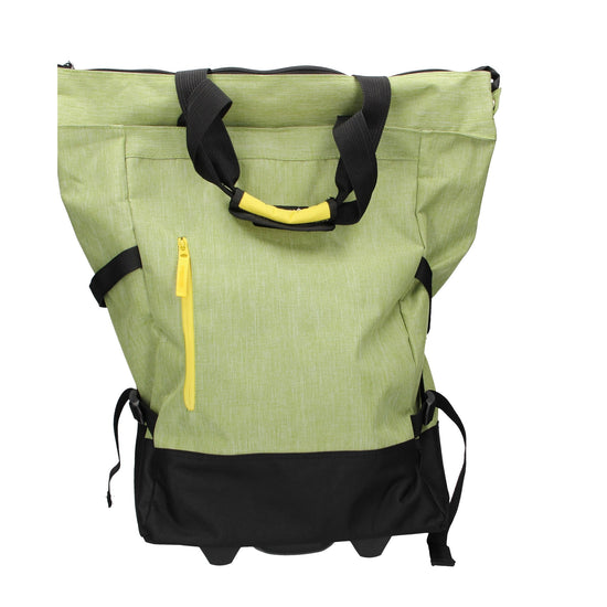 Einkaufstrolley "Punta" 2-Rad 33x18x54cm in Grün - leder-accessoires.com