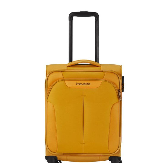 Reisetrolley Travelite "Croatia" 4-Rad 40x55x20cm in Curry - leder-accessoires.com