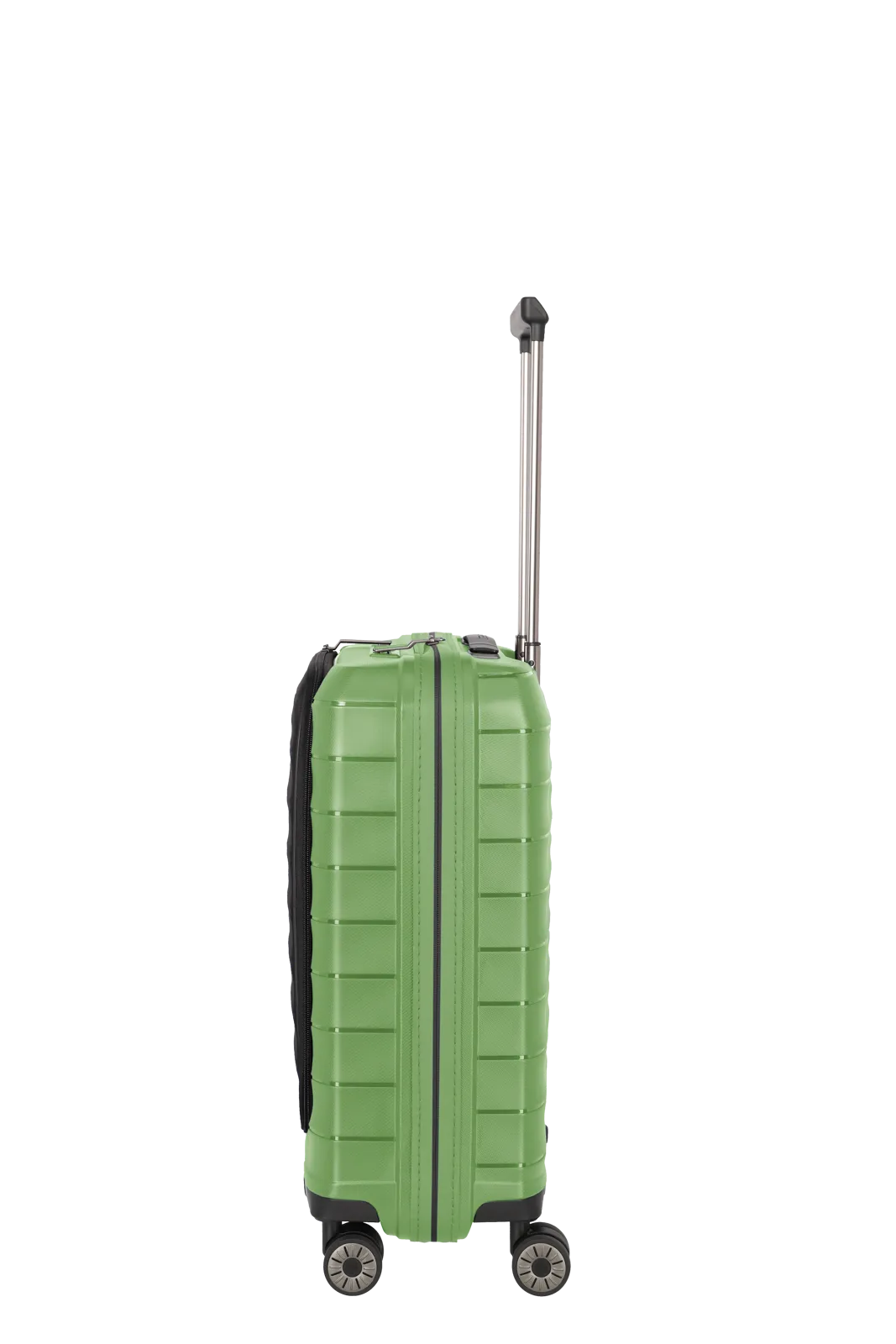 Mooby Trolley S in Grün mit 4-Rad und Erweiterung - leder-accessoires.com