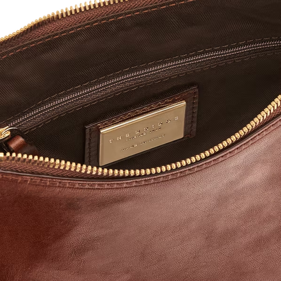 Umhängetasche|Crossover The Bridge in Braun aus Leder - leder-accessoires.com