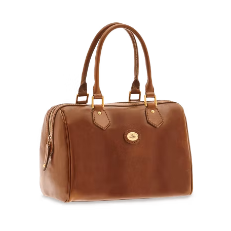 Bowlingtasche The Bridge in Braun aus Leder - leder-accessoires.com