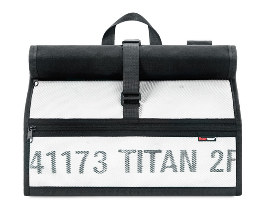Rolltop-Rucksack Eden in Weiß - leder-accessoires.com