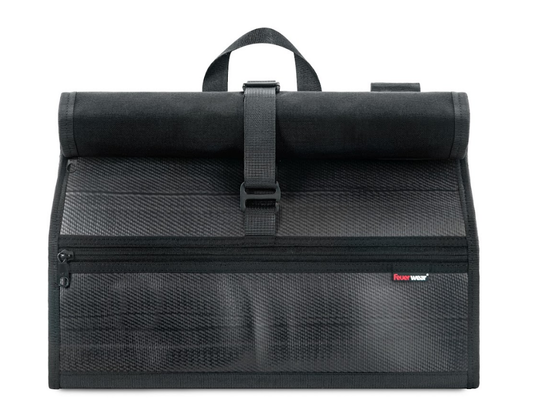 Rolltop-Rucksack Eden in Schwarz - leder-accessoires.com