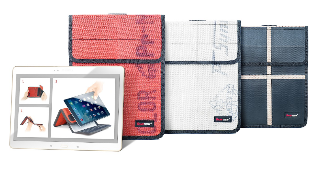 Tablethülle Rob 1 in Rot - leder-accessoires.com