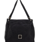Shopper Merin aus Leder in Schwarz