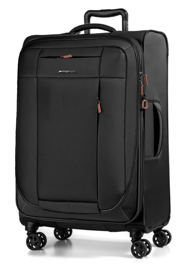 Reisetrolley "Wall Street" 4-Rad  65cm in Schwarz