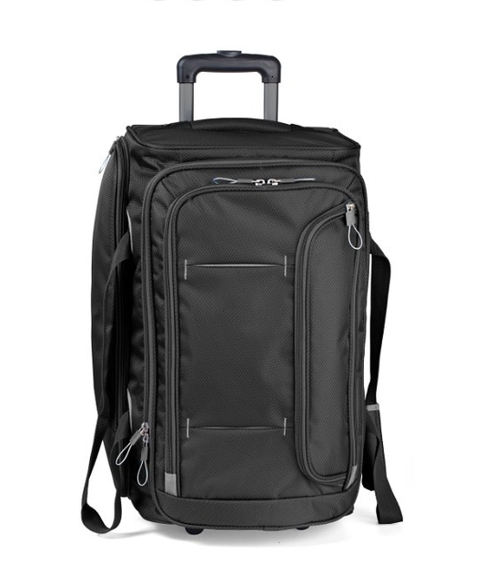 Reisetasche "Gogobag" mit Rollen 55cm in Schwarz - leder-accessoires.com