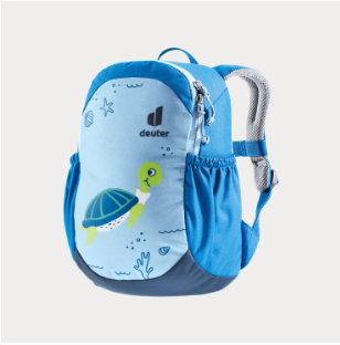 Kinderrucksack "Pico" in Blau|Schildkröte