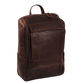 Rucksack aus Leder in Braun
