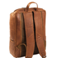 Rucksack aus Leder in Cognac