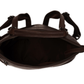 Rucksack|Crossover aus Leder in Braun