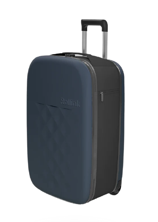 Reisetrolley "Vega" 55cm, faltbar mit 2-Rad in Mint - leder-accessoires.com