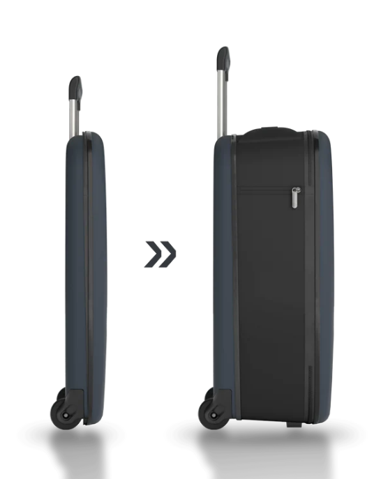 Reisetrolley "Vega" 55cm, faltbar mit 2-Rad in Mint