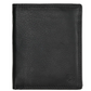 Geldbörse Hochformat 12 x 9,5cm  in Schwarz aus Leder