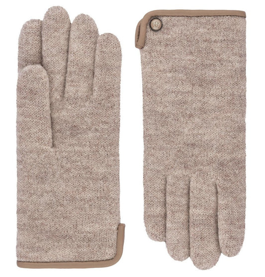 Strickhandschuh | Wolle Damen in Beige | Mink aus 100% Schurwolle von Röckl