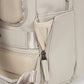 Laptoprucksack 9L in Beige mit verschweißten Reißverschlüssen