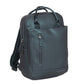 Laptoprucksack 9L in Grün-Metallic mit verschweißten Reißverschlüssen