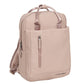 Laptoprucksack 9L in Rose mit verschweißten Reißverschlüssen