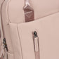 Laptoprucksack 9L in Rose mit verschweißten Reißverschlüssen