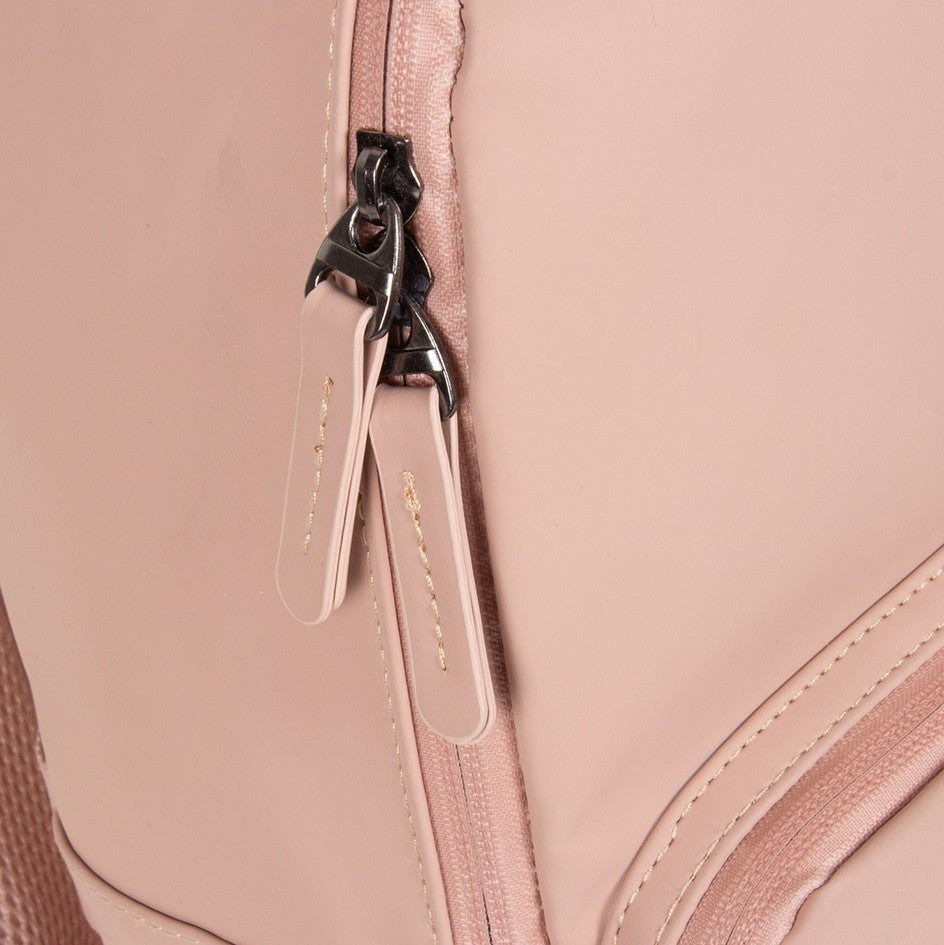 Rucksack 11L in Rose mit Vortasche - leder-accessoires.com