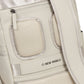 Laptoprucksack 12L in Beige mit Kurzgriff als Tasche