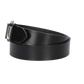 Hochwertiger Ledergürtel 35mm in Schwarz mit Western-Schließe in Silber