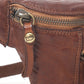 Gürteltasche „Sambuco“ aus Leder in Cognac