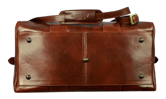 Reisetasche in Braun aus Leder - leder-accessoires.com